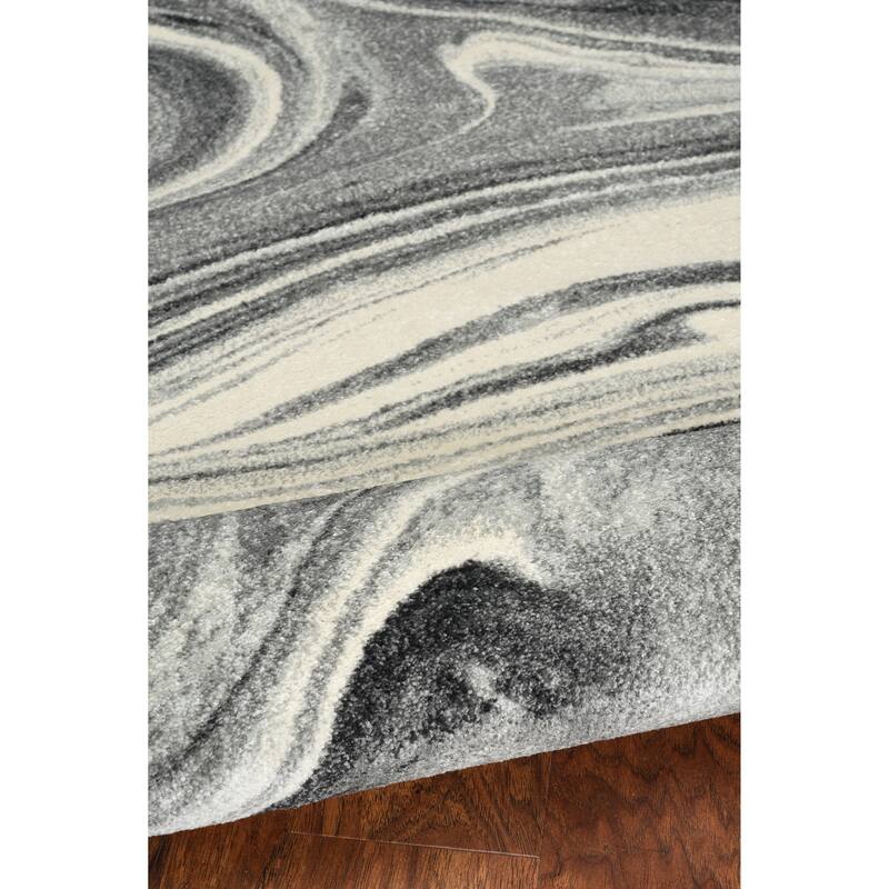 Strick & Bolton Rizzetta MarbleGrey Area Rug