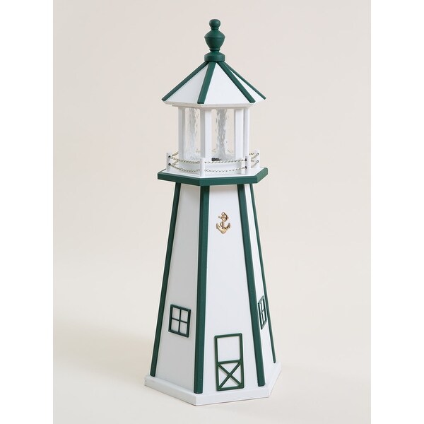 Wooden Lighthouse with Solar Light On Sale Bed Bath Beyond