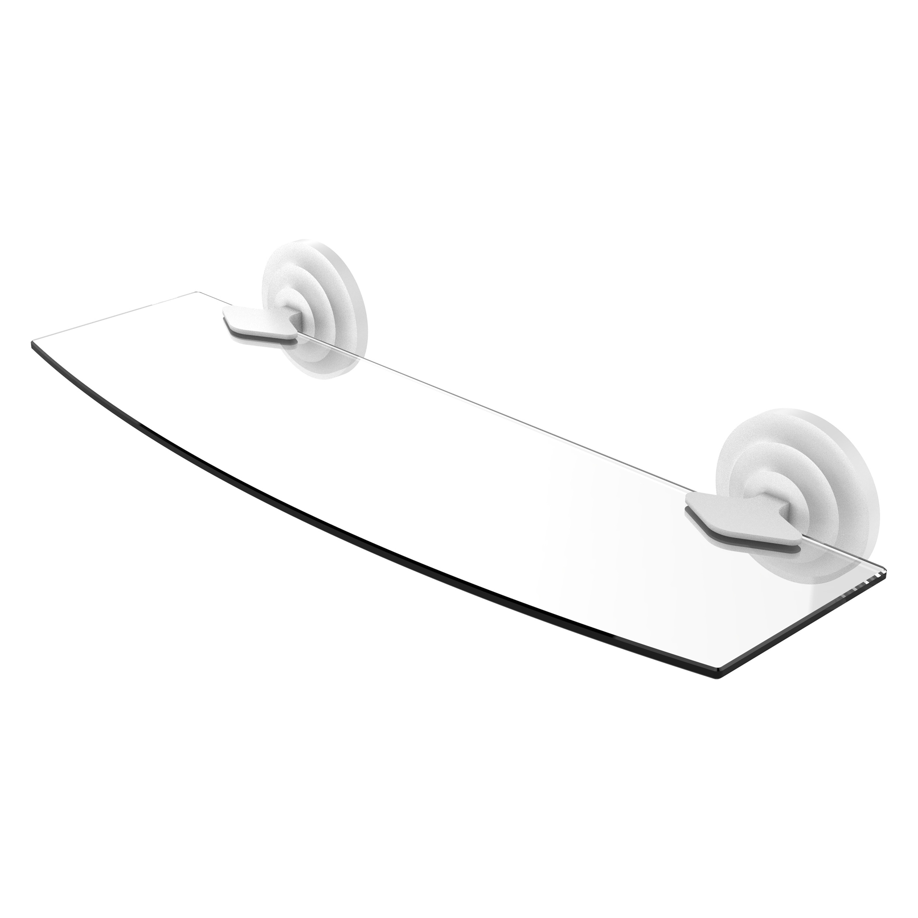 Allied Brass Que New Collection 18 Inch Glass Shelf