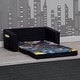 preview thumbnail 8 of 6, Batman Cozee Flip-Out Sofa - 2-in-1 Convertible Sofa to Lounger for Kids by Delta Children
