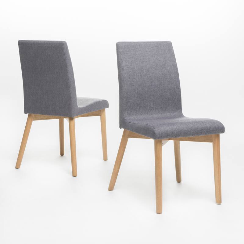 Orrin Mid-Century Fabric Dining Chair (Set of 2) by Christopher Knight Home