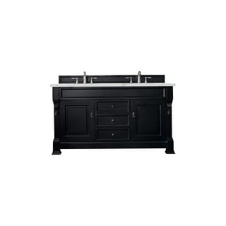James Martin Vanities Brookfield 60" Double Vanity, Antique Black