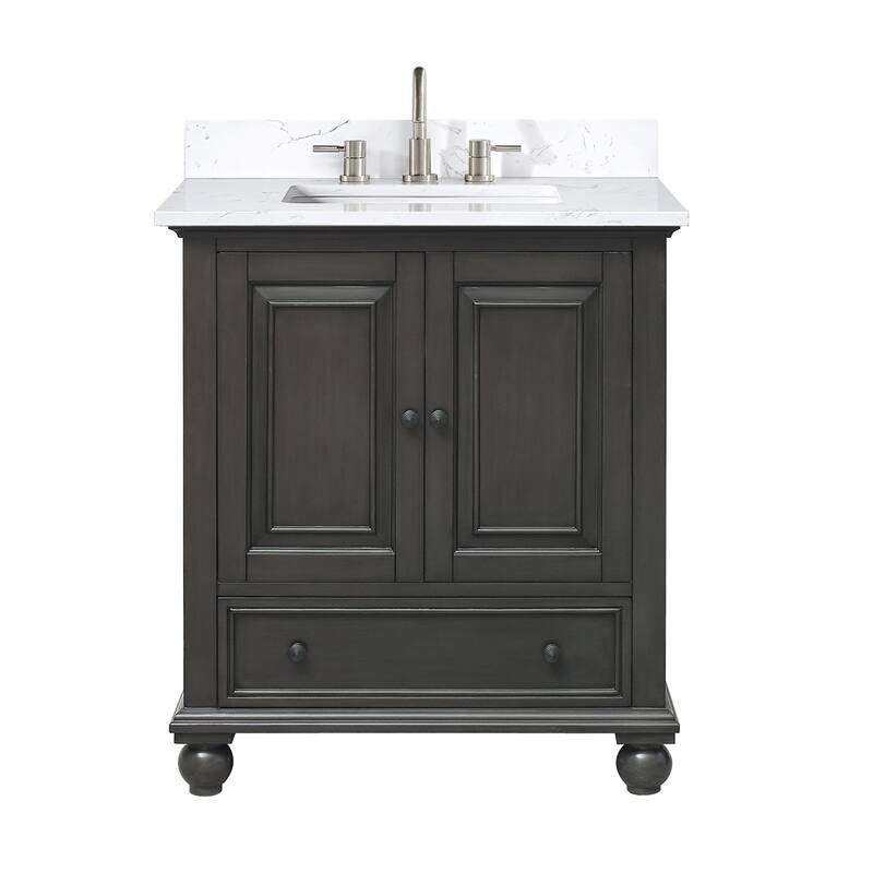 Avanity THOMPSON-VS31-E Thompson 30" Free Standing Single Basin Vanity - Charcoal Glaze