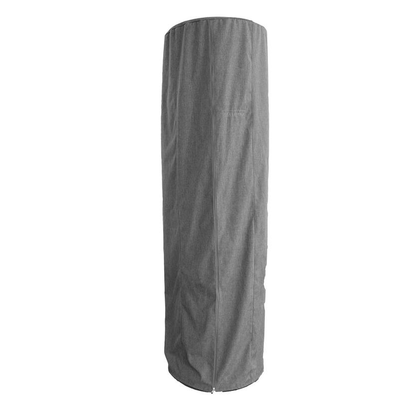 AZ Patio Heaters Round Glass Tube HeaterCommercial Cover in Gray - N/A - Grey