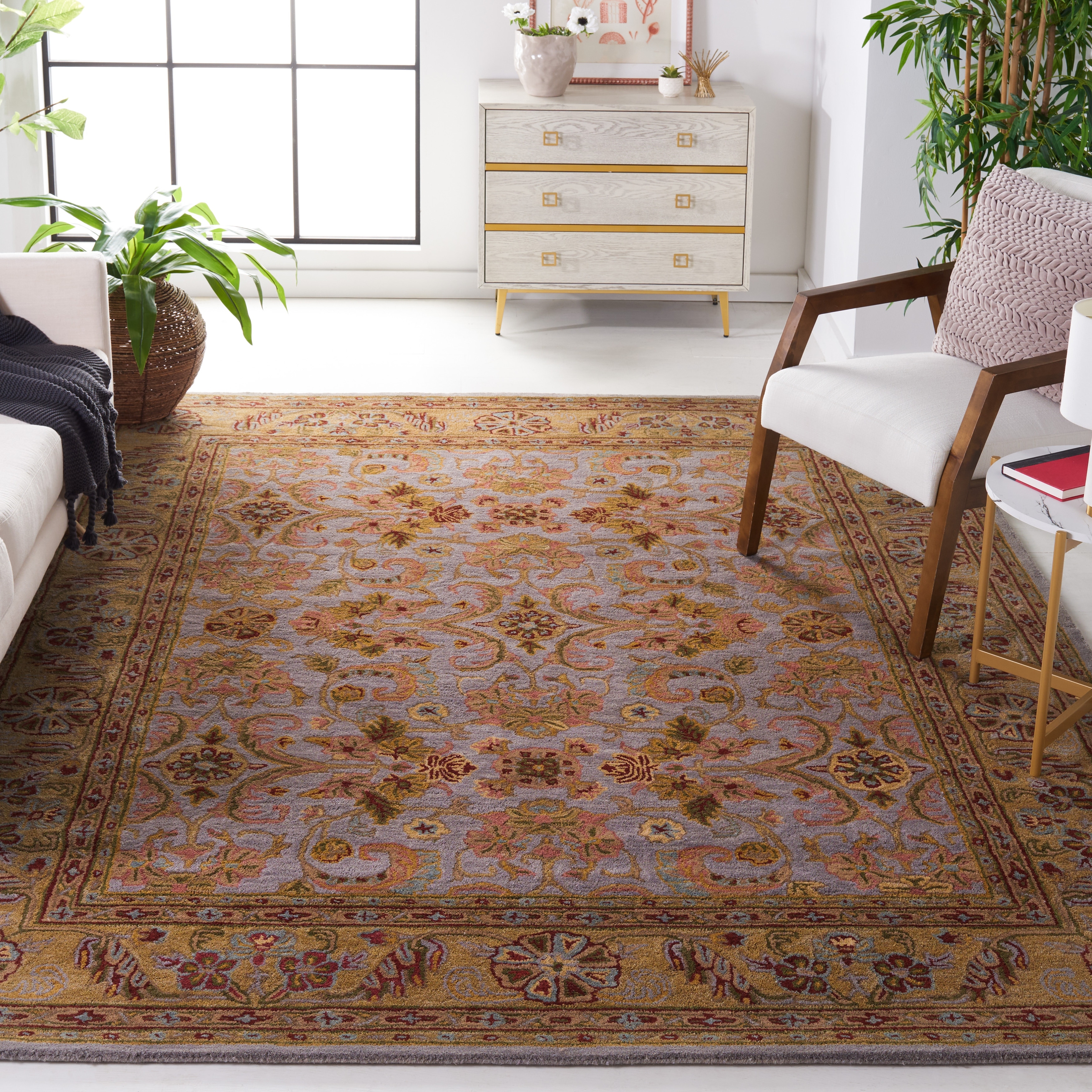 SAFAVIEH Handmade Classic Souheir Traditional Oriental Wool Rug