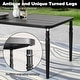 preview thumbnail 20 of 71, Nuu Garden Rattan Metal Patio Dining Set with Umbrella Hole, Zippered Cushions