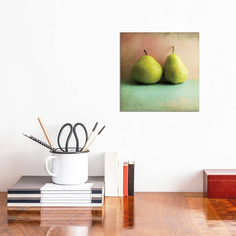 iCanvas "Two Pears" by Lupen Grainne Canvas Print - 12x12x0.75
