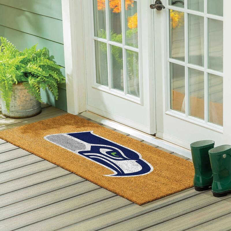 Seattle Seahawks Full Color Indoor/Outdoor Coir Mat - 60" x 24"