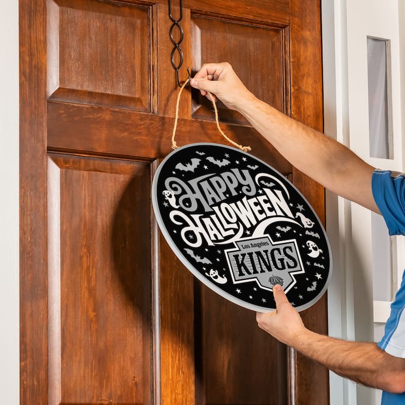 Los Angeles Kings 18" x 18" Halloween Door Décor Wall Sign