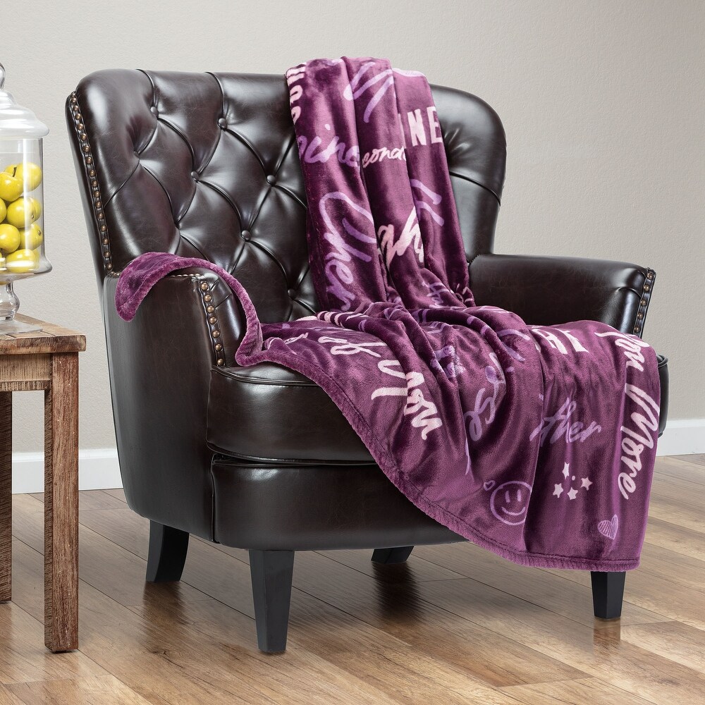 Blankets with best sale sayings on them