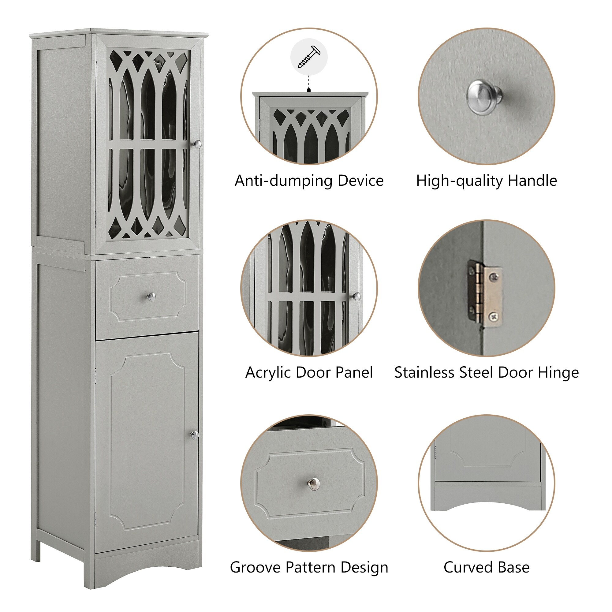 https://ak1.ostkcdn.com/images/products/is/images/direct/f8bf35f6335ee4b34a61af7dba3ecde65c1c72bb/Tiptiper-Tall-Bathroom-Cabinet-with-Cutout-Door%2C-Grey-Freestanding-Narrow-Storage-with-Adjustable-Shelf%2C-Anti-dumping-Device.jpg