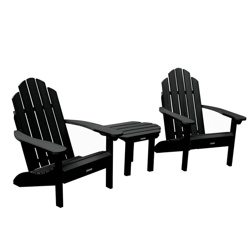 2 Classic Westport Adirondack Chairs and Side Table