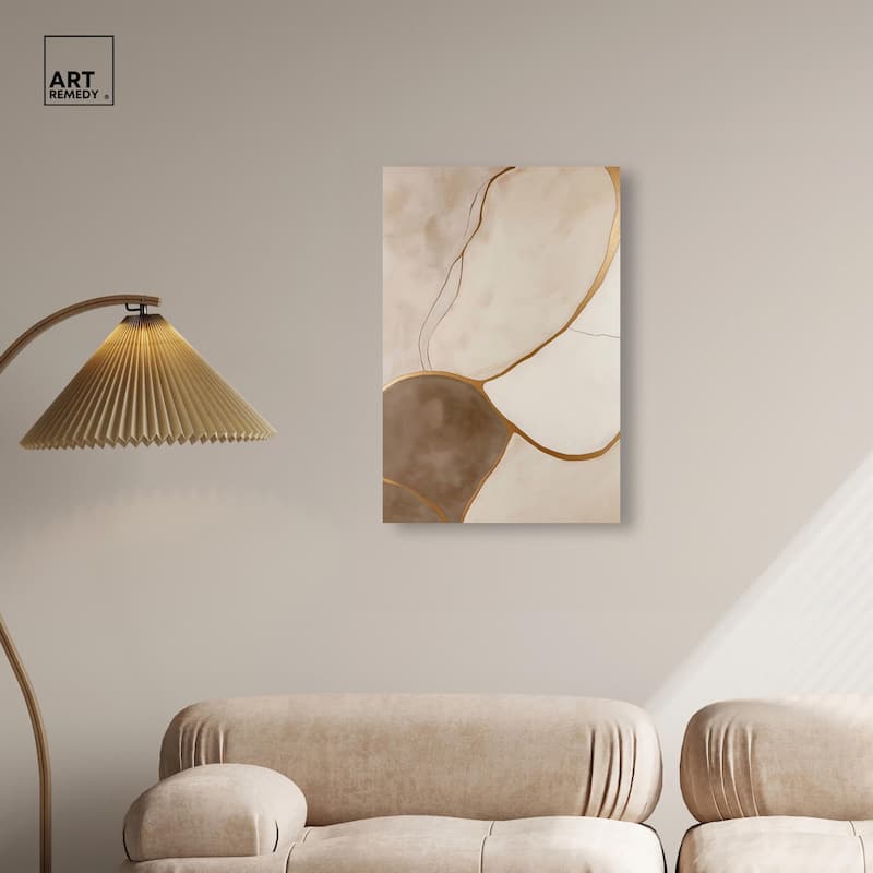 Taupe Terrain I Canvas by Art Remedy, Gallery Wrapped