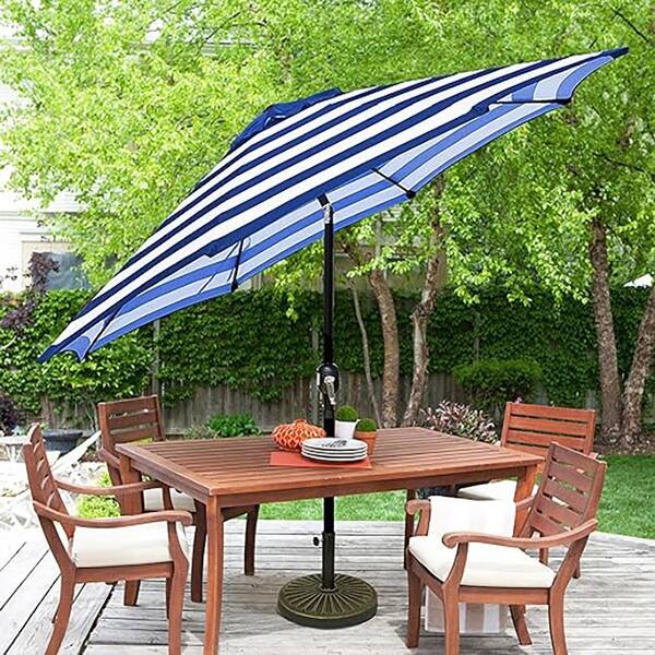 diy patio umbrella stand table DIY Umbrella Stand Side Table