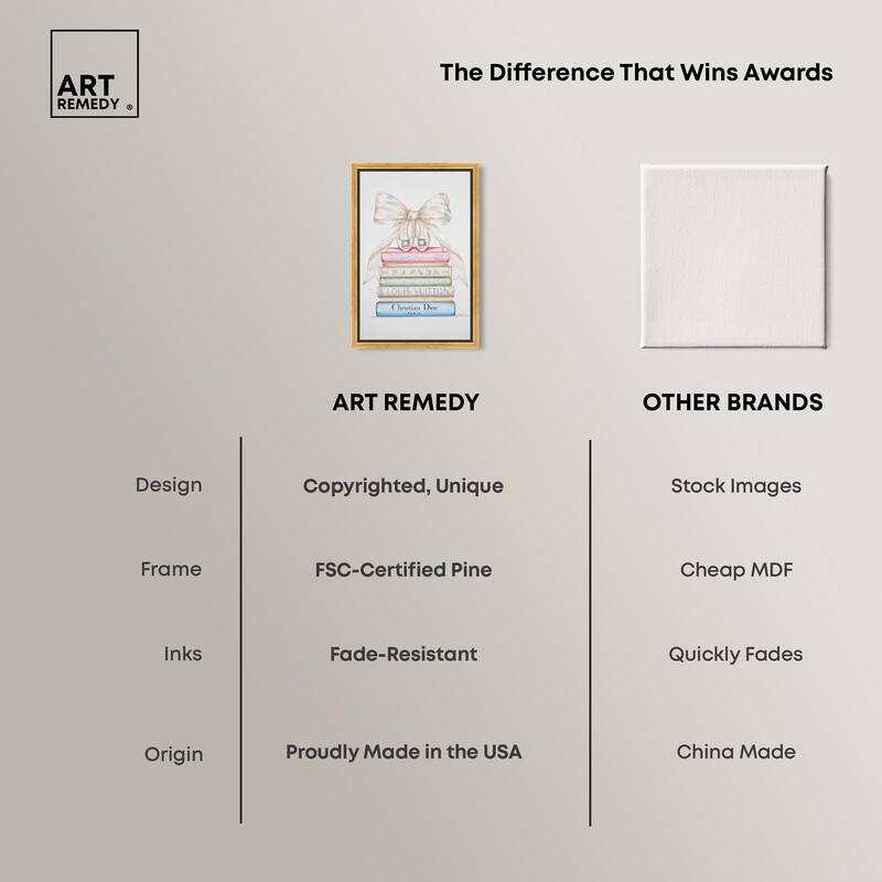 Heel and Luxury Books I Canvas by Art Remedy