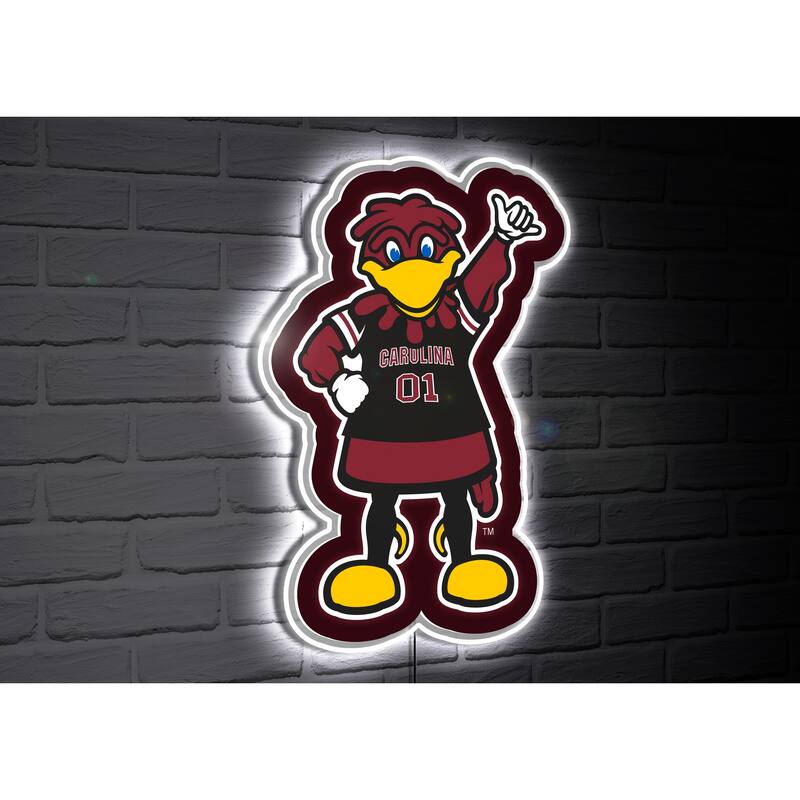 University of South Carolina College Mascot Plug-In LED Lighted Sign