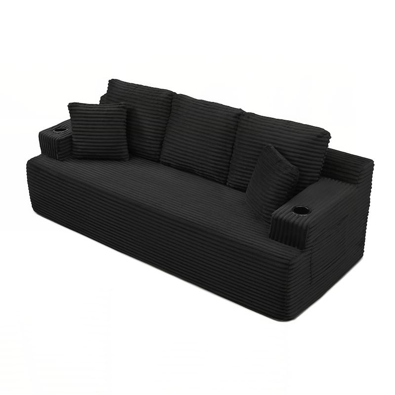 86.2''Boneless Sofa Couch with 2 Pillows Extra