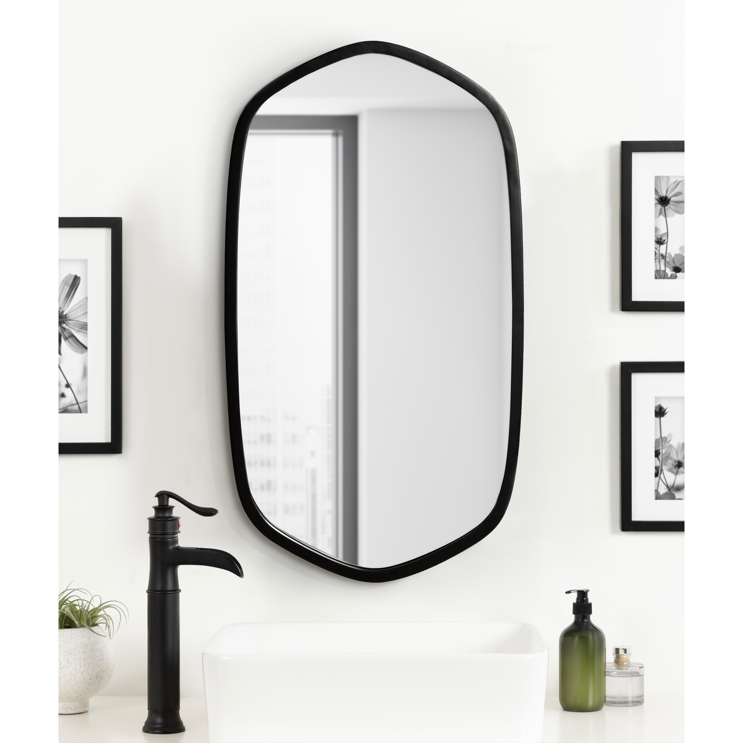 Kate and Laurel McLean Metal Framed Mirror