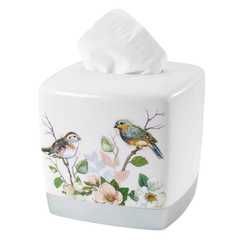 Avanti Linens Love Nest Tissue Cover - White - Tissue Cover