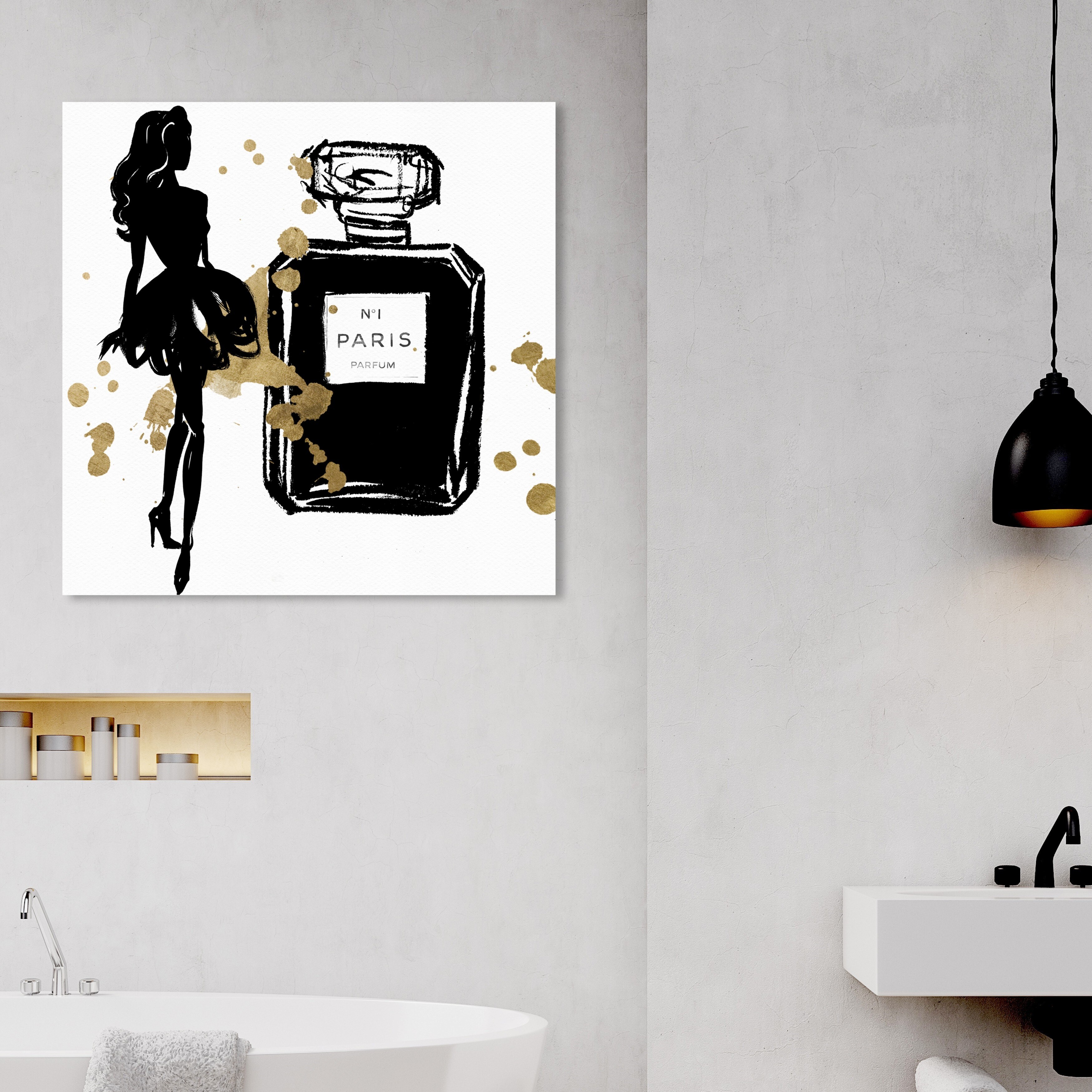 Oliver Gal 'Runway Gal French Perfume' Fashion and Glam Wall Art