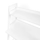 preview thumbnail 7 of 7, RiverRidge Kids Art Table Desk with Ladder Shelf and Open Storage Shelf for Playroom - White