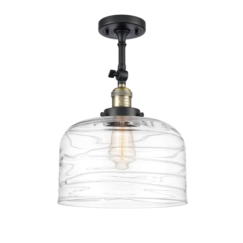 Innovations Lighting Franklin Restoration Bell 1 Light 12" Semi-Flush Mount