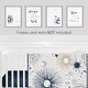preview thumbnail 2 of 4, Star and Moon Collection Wall Decor Art Prints (Set of 4) - Navy Blue, Gold, and Grey Celestial Sky