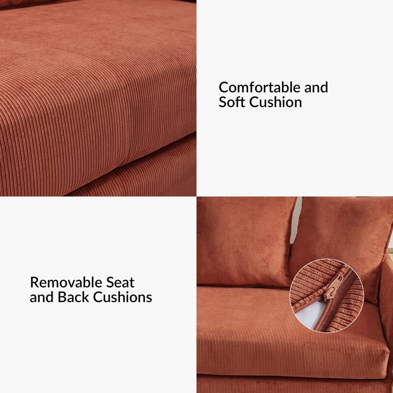 Gottfried 80" Slipcovered Sofa with Two Slipcovers by HULALA HOME