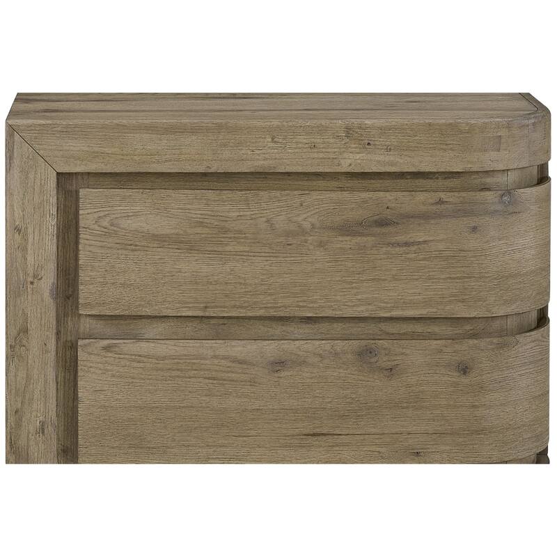 Left Nightstand in English Knotty Oak