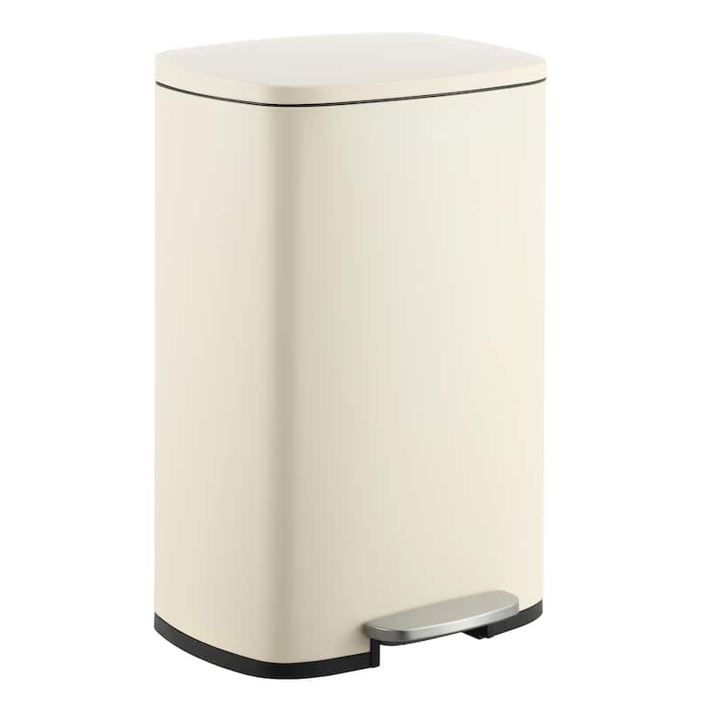 happimess 13-Gallon Trash Can with Soft-Close Lid and FREE Mini Trash Can