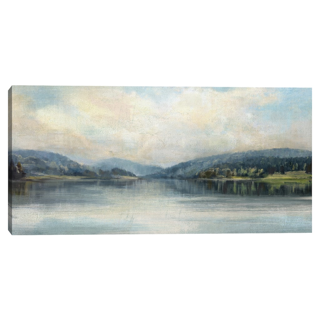Lakeside Hush Canvas Art Print