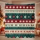 preview thumbnail 1 of 15, Christmas Striped Flannel Fleece Throw Blanket — Soft Holiday Blanket 30"x40" - Green and Red
