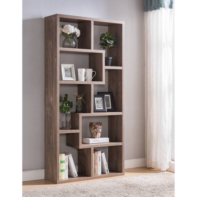 Furniture of America Geometric 8Shelf Display Bookcase (71Inch