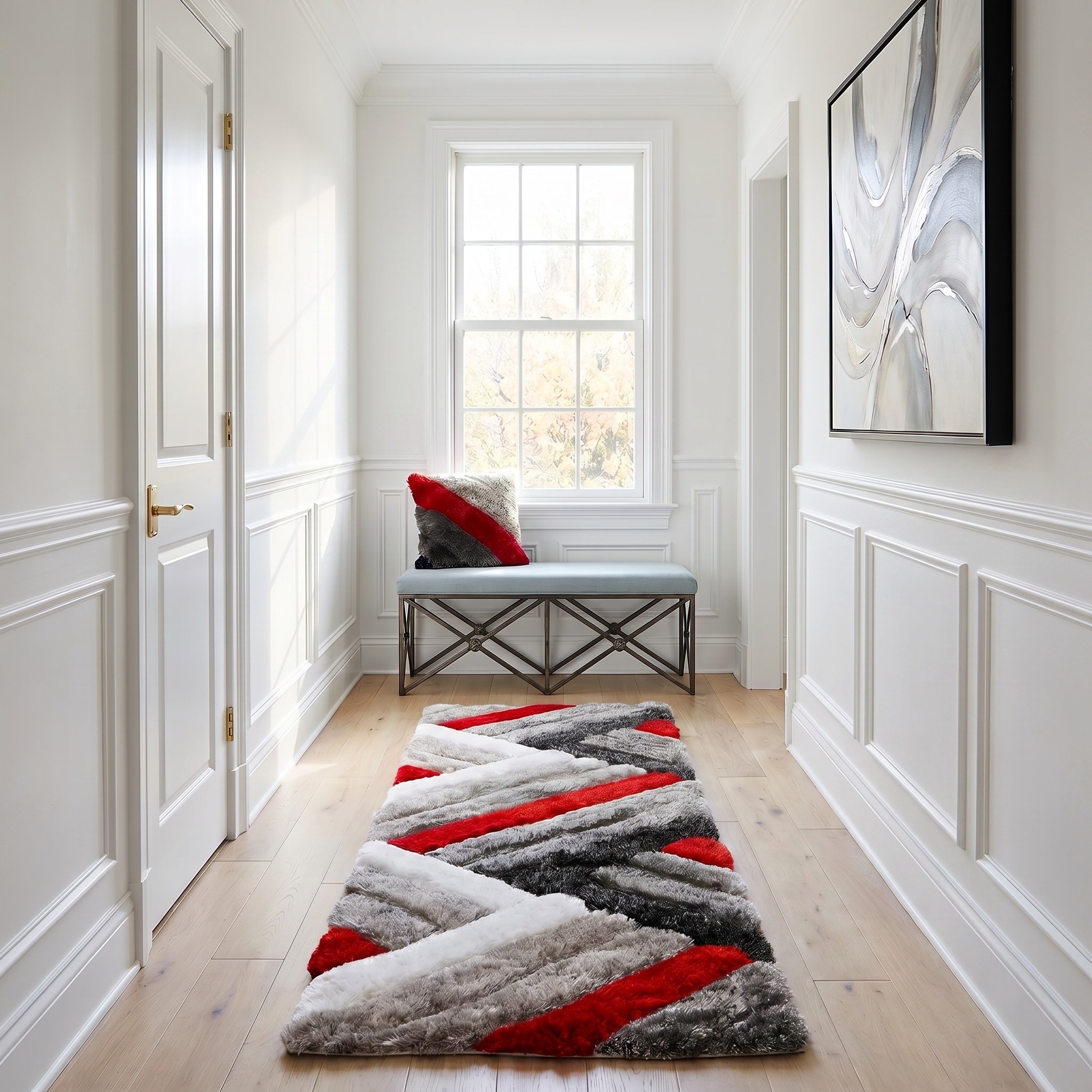 MDA Rugs Mateos Shag Collection Area Rug - On Sale - Overstock