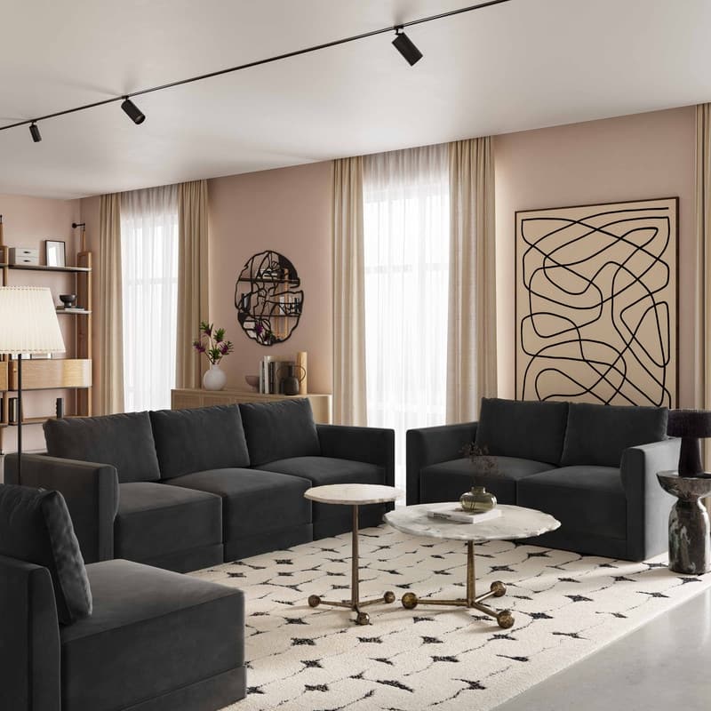 Willow Modular 2 Piece Loveseat