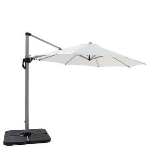 Overstocknaple 11 Heavy Duty Cantilever Patio Umbrella White Dailymail
