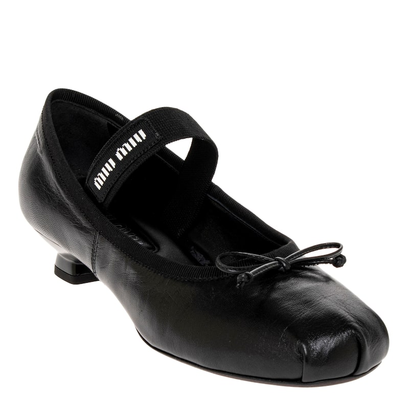 Miu Miu Heeled Ballerinas - 40 EU