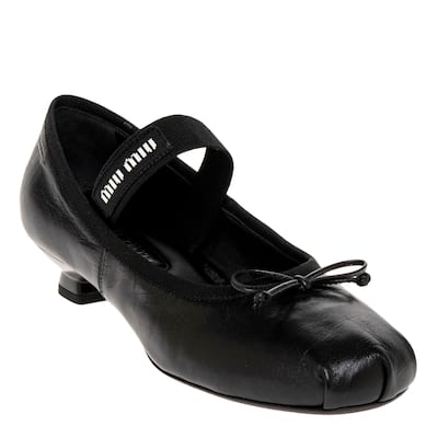Miu Miu Heeled Ballerinas