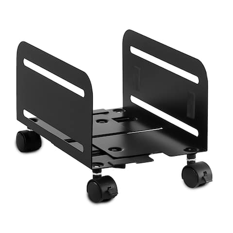 Mount-It! CPU Stand With Four Casters