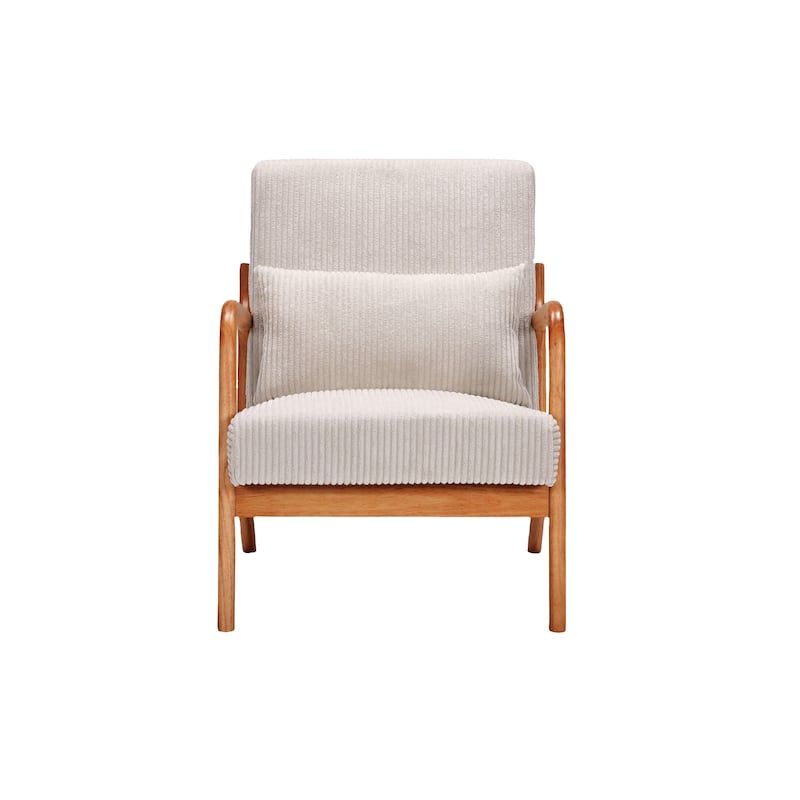 Mid-Century Polyester Accent Chair