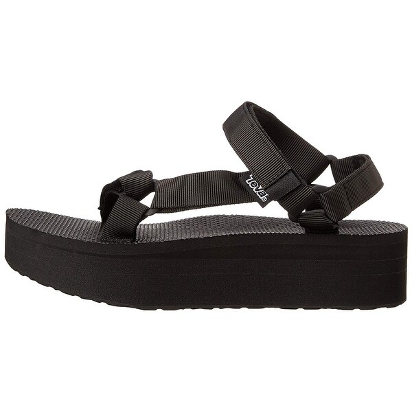 teva black flatform sandals