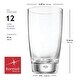 preview thumbnail 2 of 4, Bormioli Rocco Luna Cooler Glass - 15.25 ounce