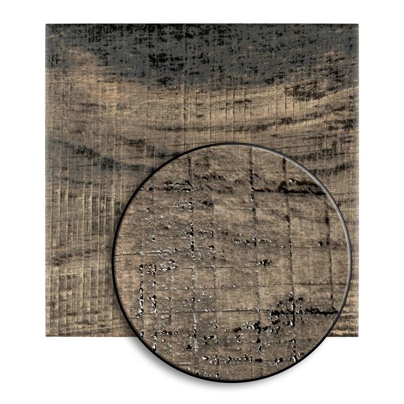 Merola Tile Sabina Timber Brown 9.86" x 9.86" Porcelain Floor and Wall Tile