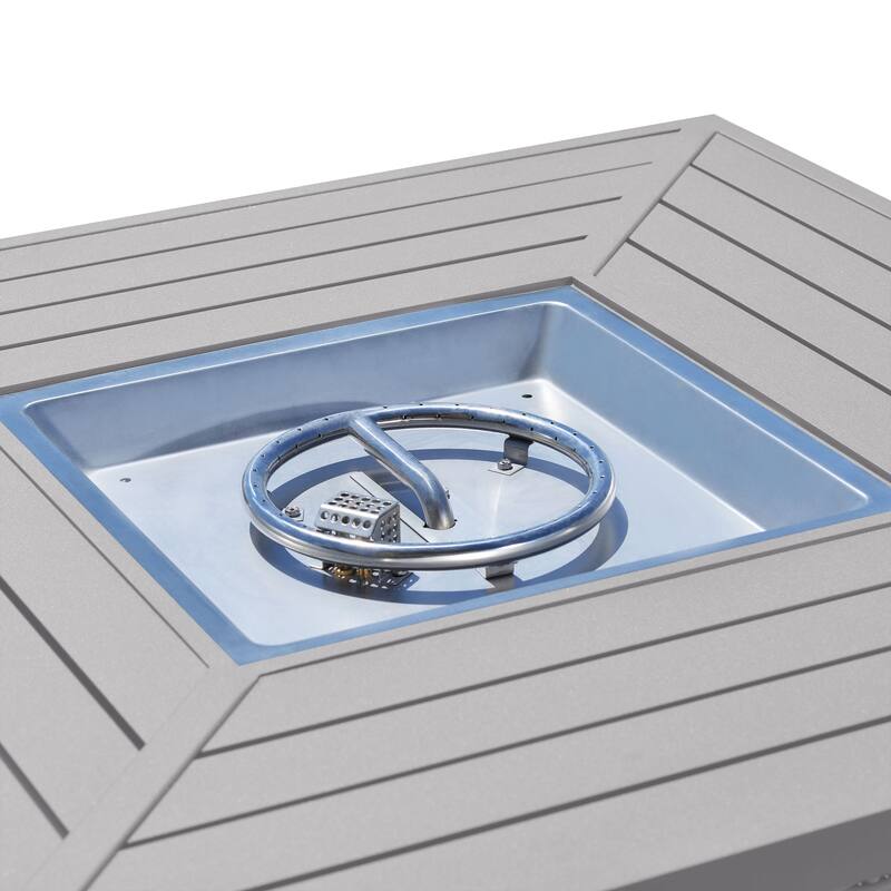 Abbyson Memphis Outdoor Fire Chat Table