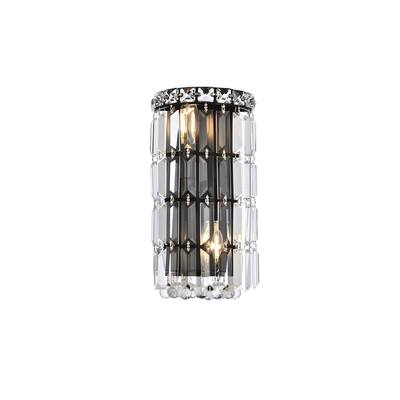 Somette 'Lausanne' 2-light Royal Cut Crystal