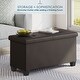 preview thumbnail 11 of 62, Nestl Storage 30-In Storage Ottoman Bench with Storage Bins for Bedroom - Folding Foot Rest Ottoman with Storage for Living Room