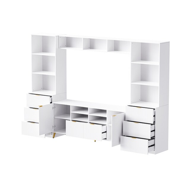 Wall Unit TV Stand Entertainment Center Media Storage Cabinet Bed Bath Beyond 40484545