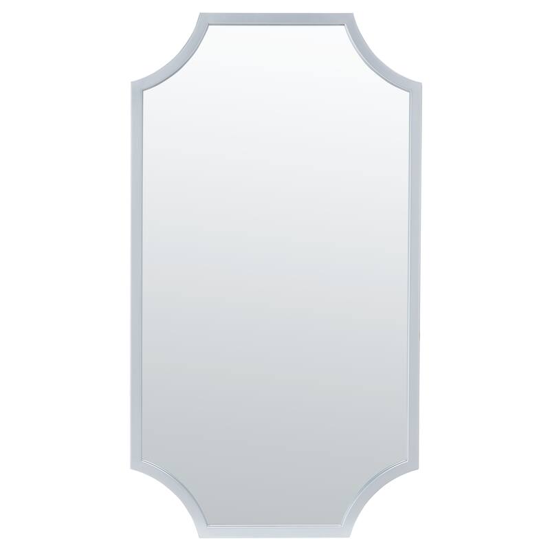 SAFAVIEH Shanelle 20 x 36-inch Rectangular Mirror - 19.8" W x 0.8" D x 36" H - Silver - 20Wx1Dx36H