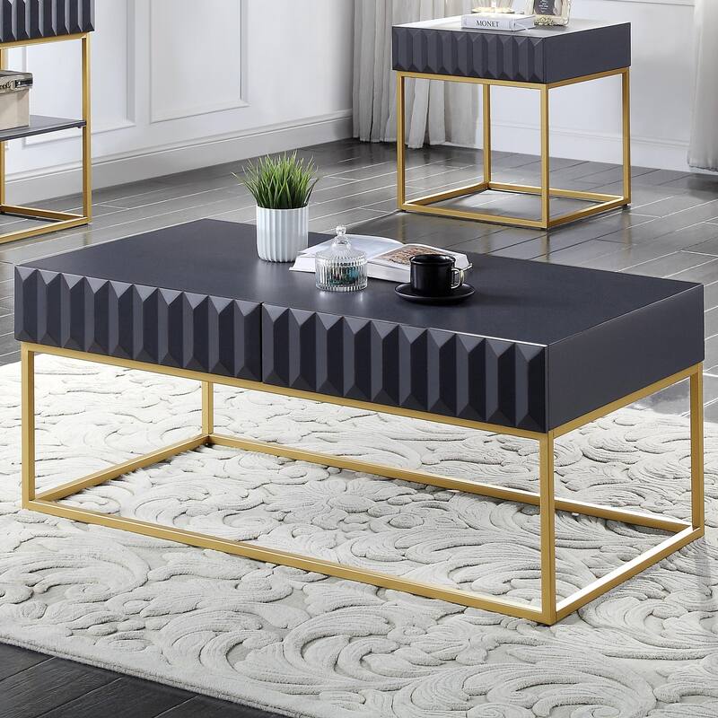 Furniture of America Bird 3-Piece 47-inch Living Room Table Set