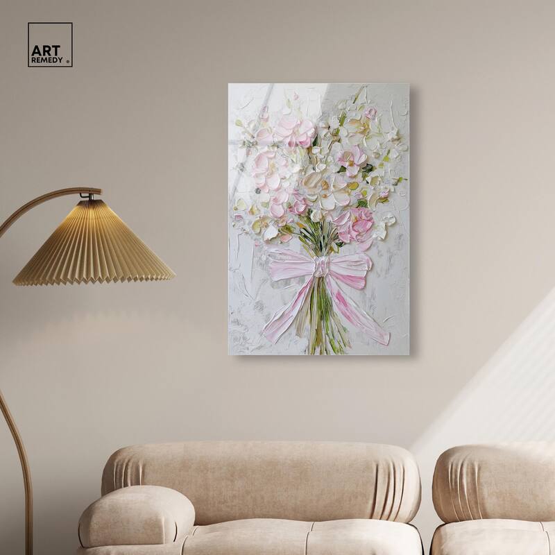 Layered Lily Acrylic by Art Remedy, Ready to Hang